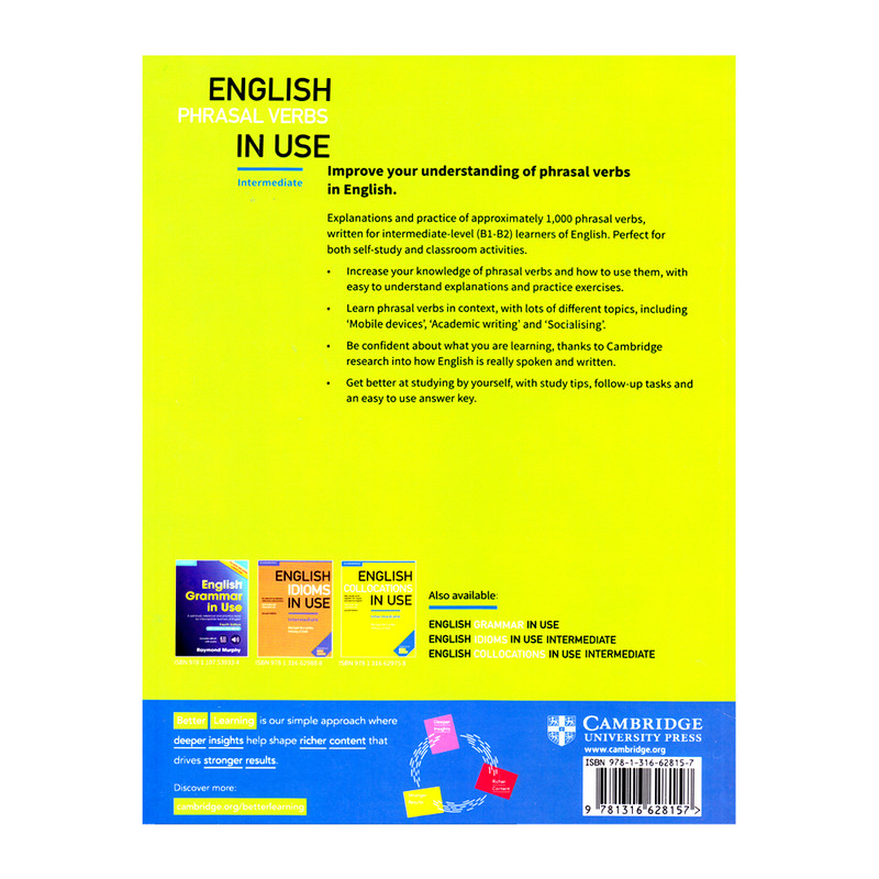 قیمت و خرید کتاب English Phrasal Verbs In Use اثر Michael Mccarthy And ...