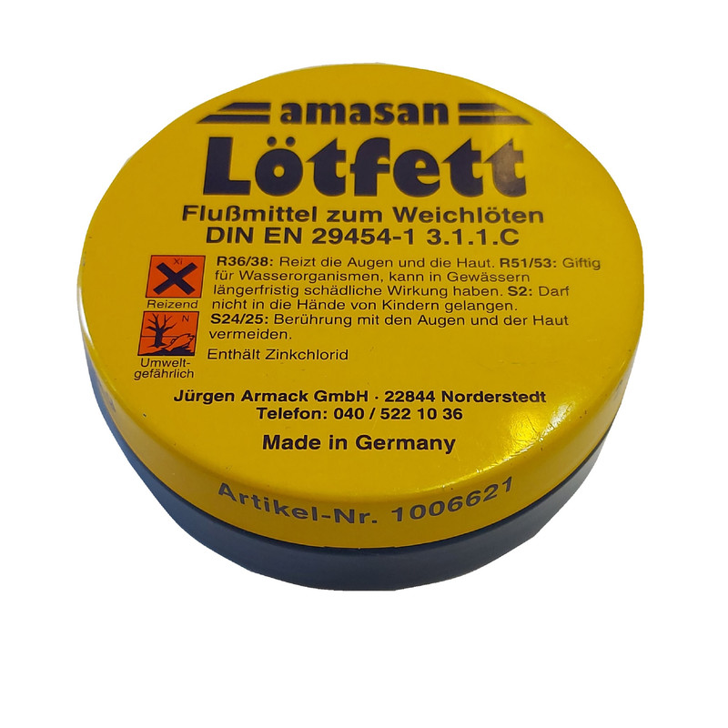 روغن لحیم لاتفت مدل AMASAN DIN EN 29454-1 3.1.1.C وزن 50 گرم