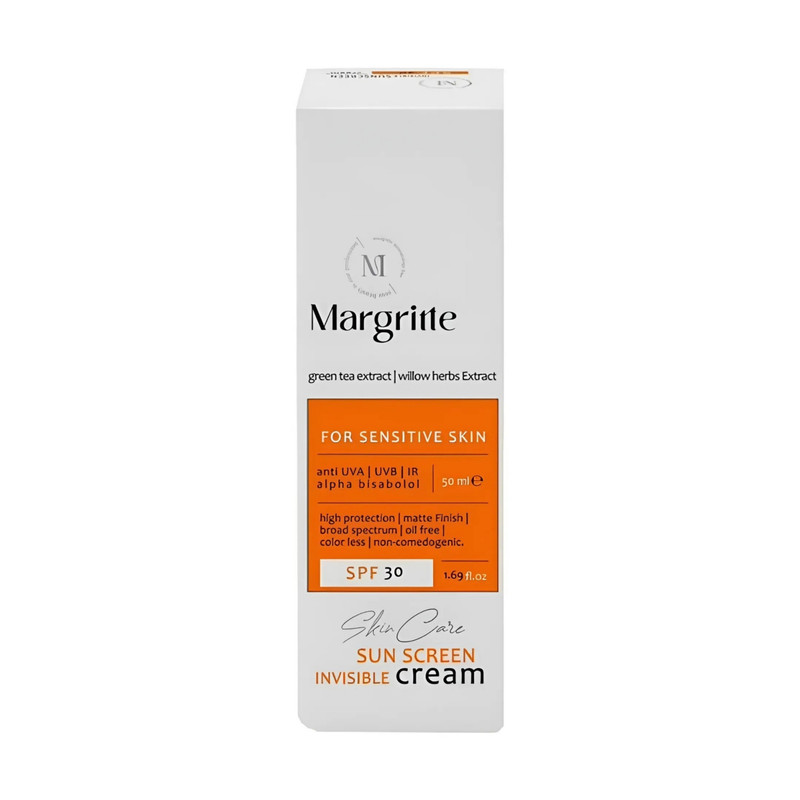 کرم ضد آفتاب رنگی مارگریت SPF 30 مدل 01 مناسب برای پوست های چرب حجم 50 میلی لیتر کرم ضد آفتاب رنگی مارگریت SPF 30 مدل 01 مناسب برای پوست های چرب حجم 50 میلی لیتر