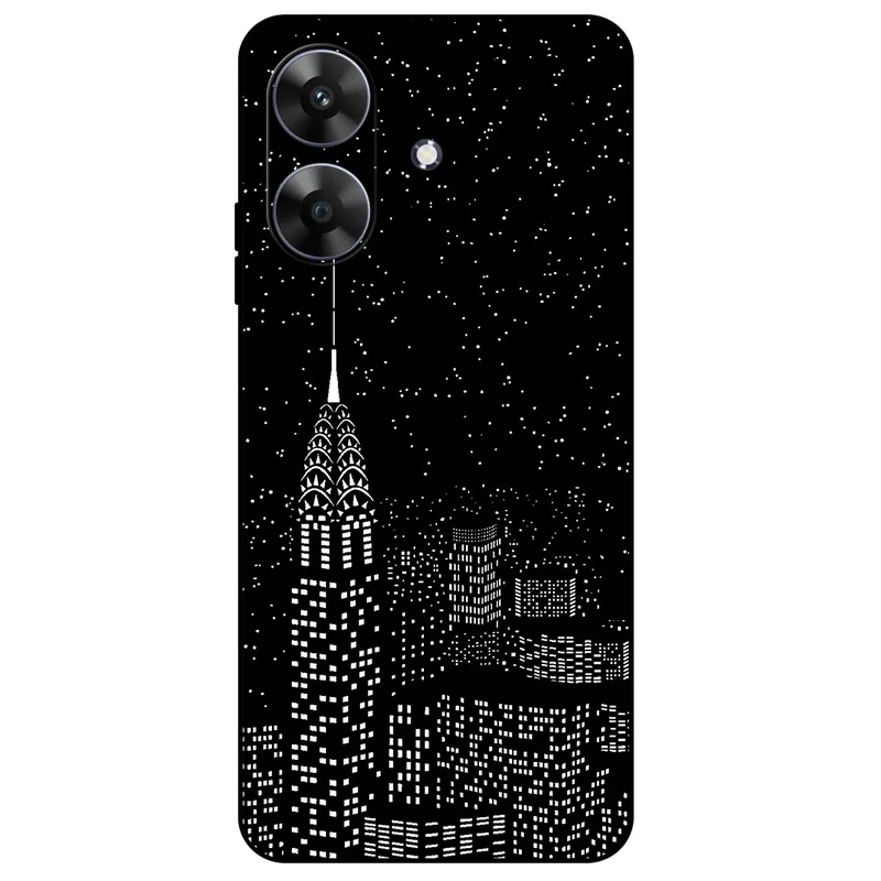 کاور مگافون طرح نیویورک مدل 7768 مناسب برای گوشی موبایل ریلمی Note 60 / Note 60X