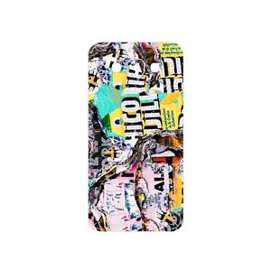 MAHOOT Collage of Teared Paper Cover Sticker for Samsung Galaxy E7