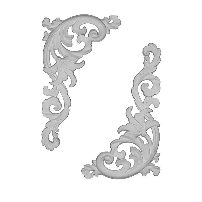 ابزار پیش ساخته مدل گل موتیف جفتی پی وی سی کد 153 بسته 2 عددی