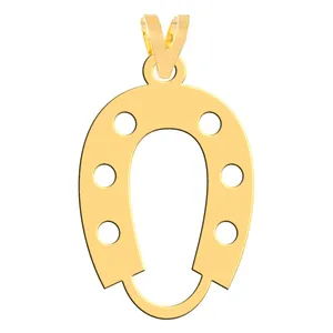 آویز گردنبند طلا 18 عیار زنانه فرشته مدل نعل اسب   WNL-000541