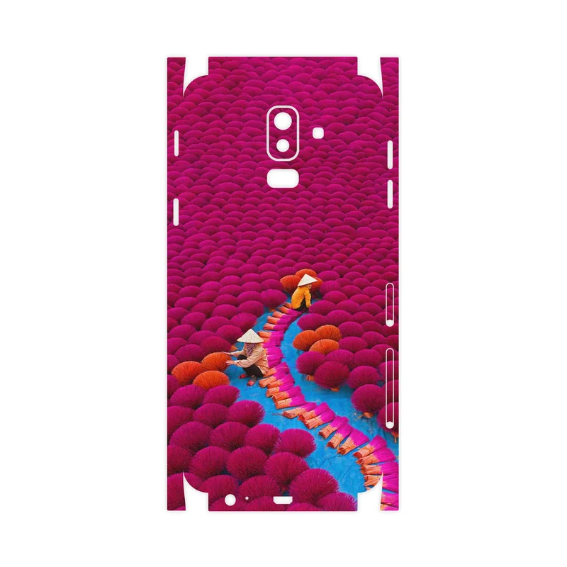برچسب پوششی ماهوت مدل Vietnam Incense Wood Farms-FullSkin مناسب برای گوشی موبایل سامسونگ Galaxy J8