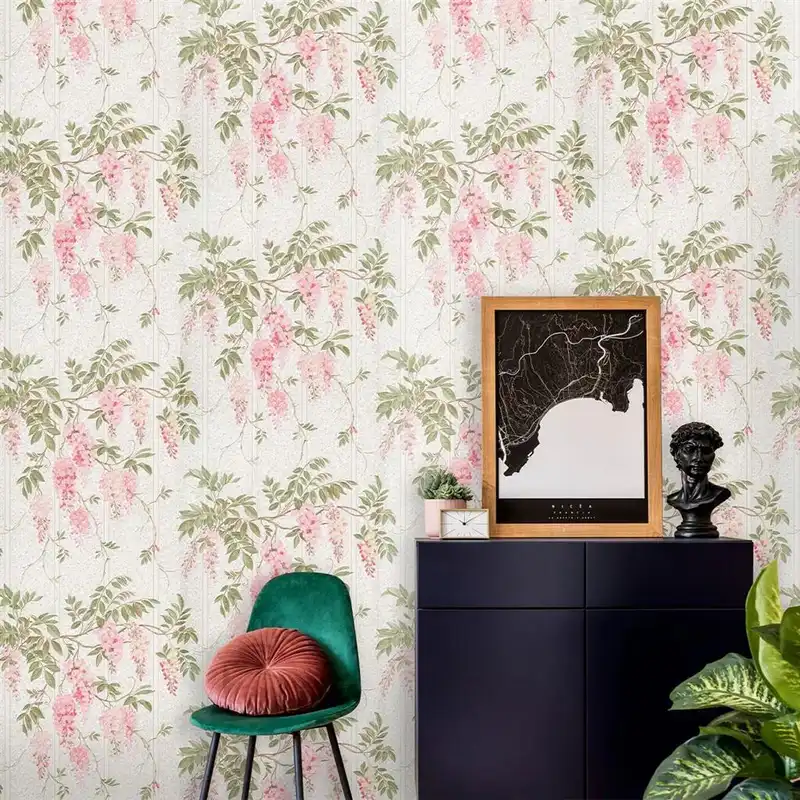 کاغذ دیواری طرح گلدار کد 7060