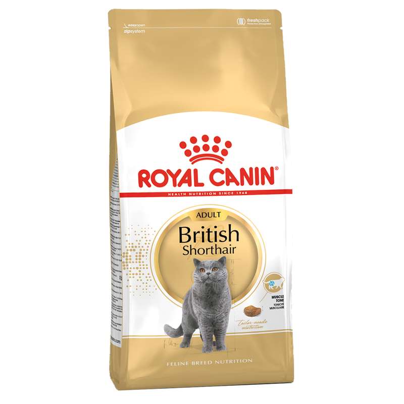 غذای خشک گربه رویال کنین مدل british shorthair adult وزن 4000 گرم