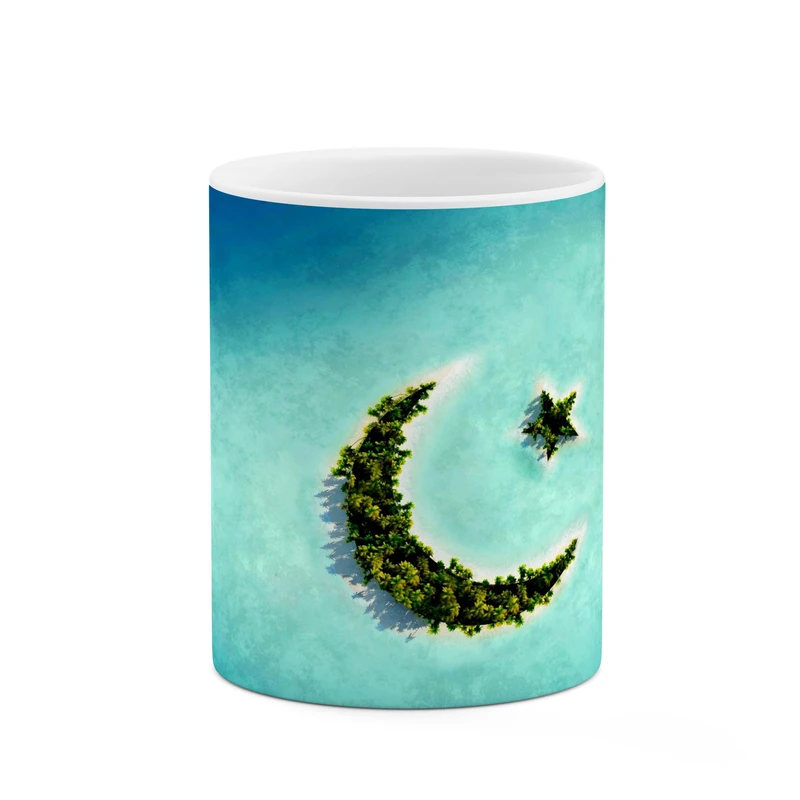 ماگ کاکتی طرح ماه و ستاره کد mgp12591