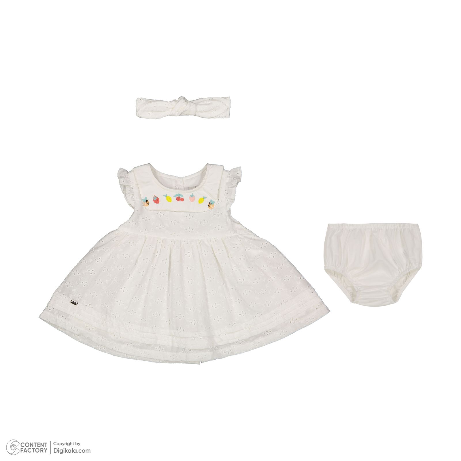 ست 3 تکه لباس نوزادی دخترانه ایندیگو مدل 140211065 -  - 2