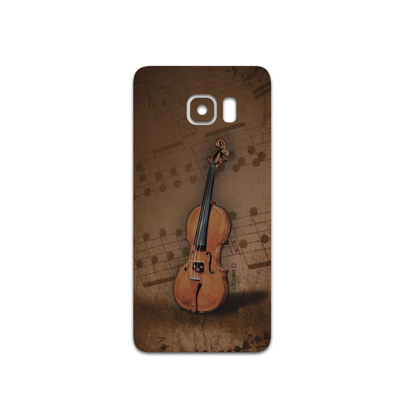 برچسب پوششی ماهوت مدل Violin-Instrument مناسب برای گوشی موبایل سامسونگ Galaxy S6 Edge Plus