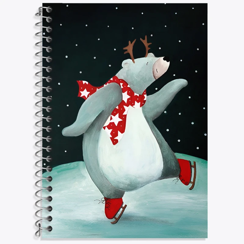 دفتر لغت 50 برگ خندالو طرح خرس قطبی کد N4708