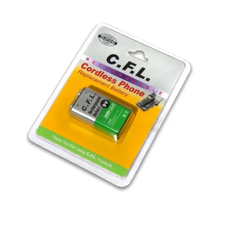 باتری کتابی مدل قابل شارژ 9V 250mA