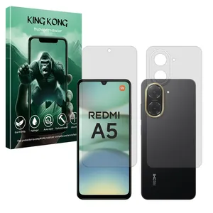 King Kong Tough model matte screen protector suitable for Xiaomi Redmi A5 4G mobile phone along with the back protector 
