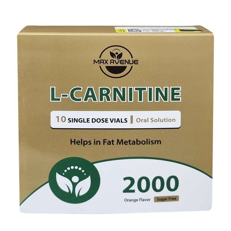 ویال خوراکی ال کارنیتین 2000 میلی گرم مکس اونیو بسته 10 عددی ویال خوراکی ال کارنیتین 2000 میلی گرم مکس اونیو بسته 10 عددی