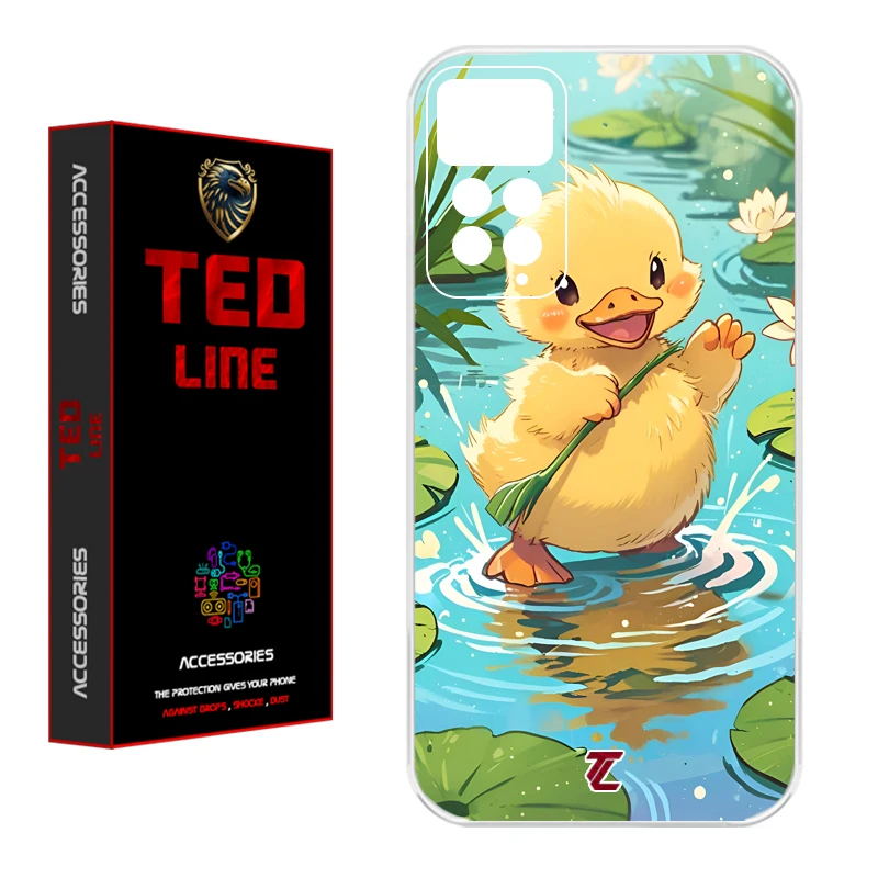 کاور تدلاین طرح اردک کد 1185 مناسب برای گوشی موبایل شیائومی Redmi Note 11 Pro 4G / Note 12 Pro 4G