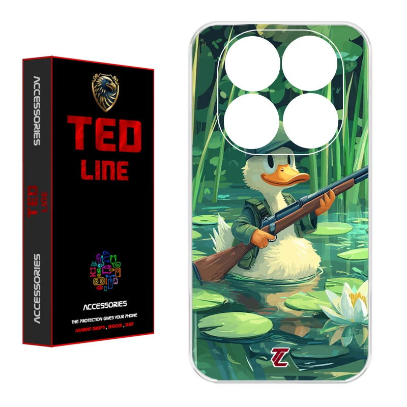 کاور تد لاین طرح اردک کد 1123 مناسب برای گوشی موبایل شیائومی Redmi Note 14 Pro 4G / Poco X7