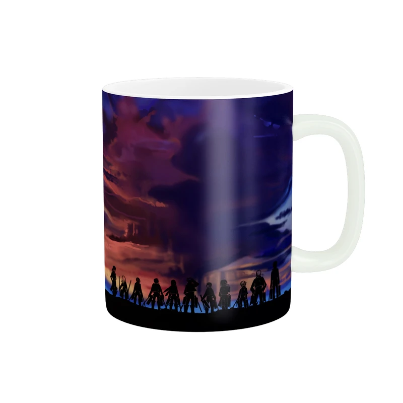 ماگ طرح انیمه حمله به تایتان ها Attack on titans کد 380