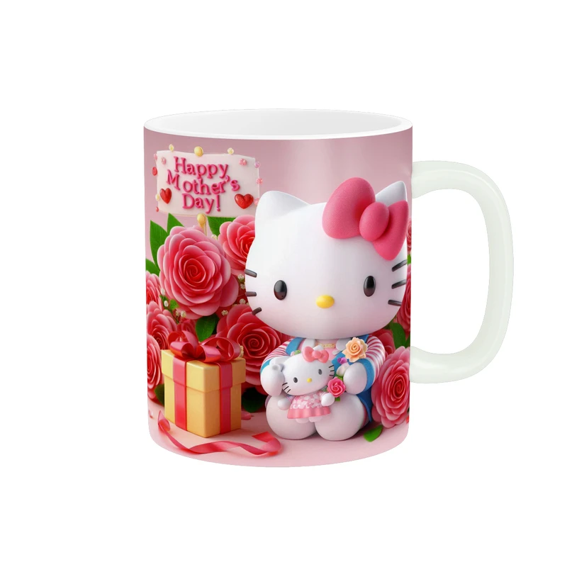 ماگ پاد آفرین طرح کیتی مدل هدیه روز مادر کد 94