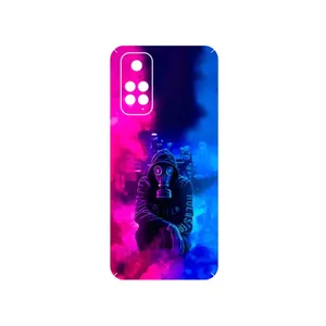 MAHOOT Smoke Rainbow Digital Art 2 Cover Sticker for Xiaomi Redmi Note 11