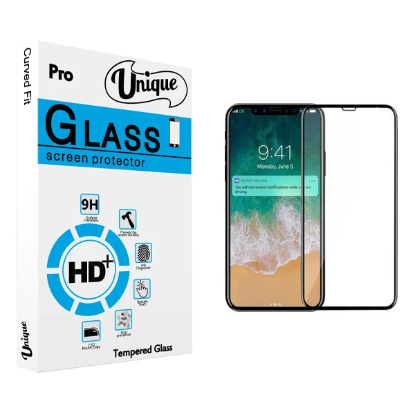 محافظ صفحه نمایش يونيک مدل +Clear مناسب برای گوشی موبایل اپل iPhone X