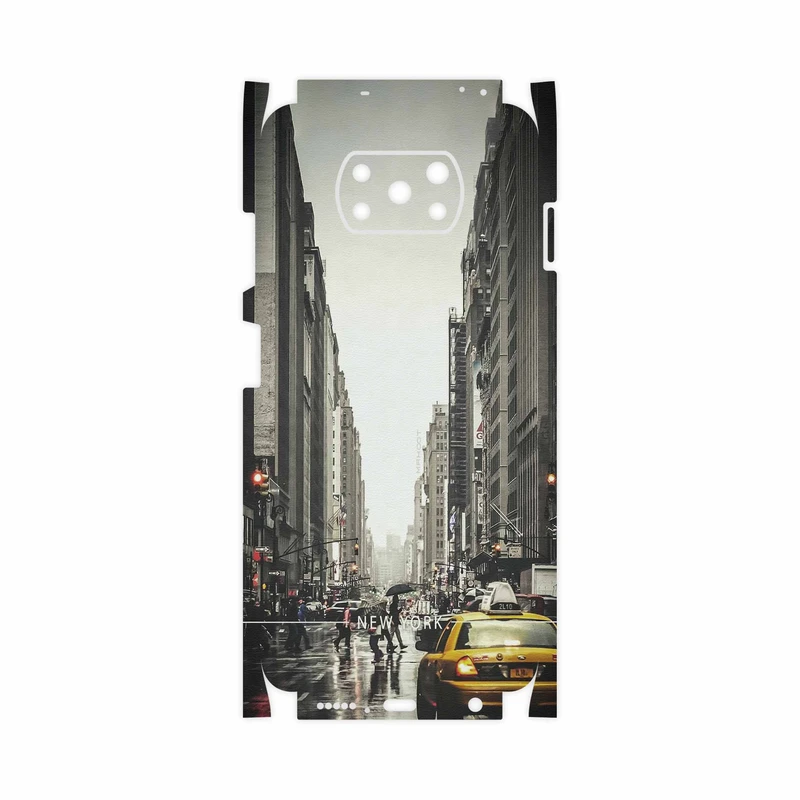 برچسب پوششی ماهوت مدل New York City-FullSkin مناسب برای گوشی موبایل شیائومی Poco X3 NFC