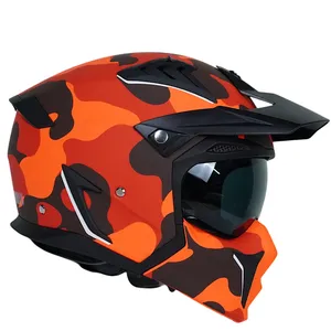 کلاه کاسکت فک جداشونده راپیدو مدل 890+ rd camo