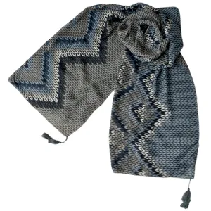 شال زنانه مدل نخی پاییزه طرح بافت