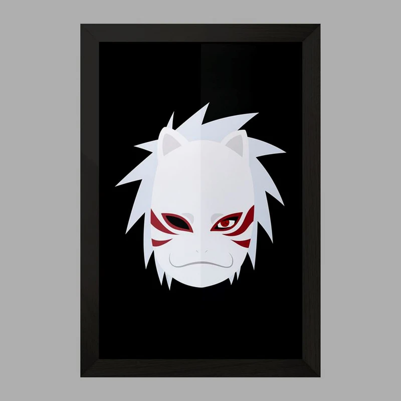 تابلو خندالو مدل ماسک کاکاشی انیمه ناروتو Naruto  کد 11235