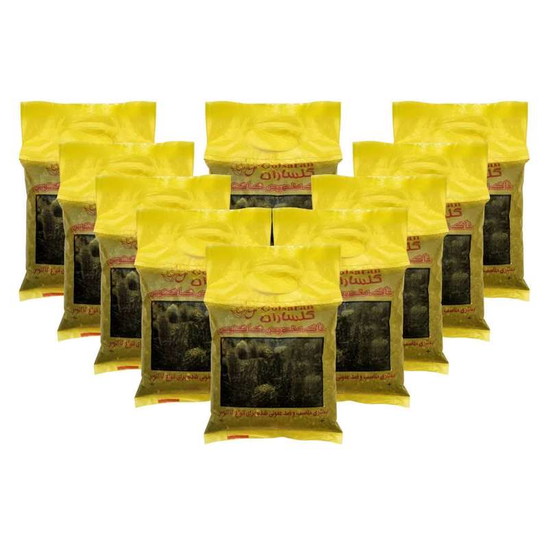 خاک کاکتوس گلساران کد 001 وزن 12کیلوگرم مجموعه 10 عددی