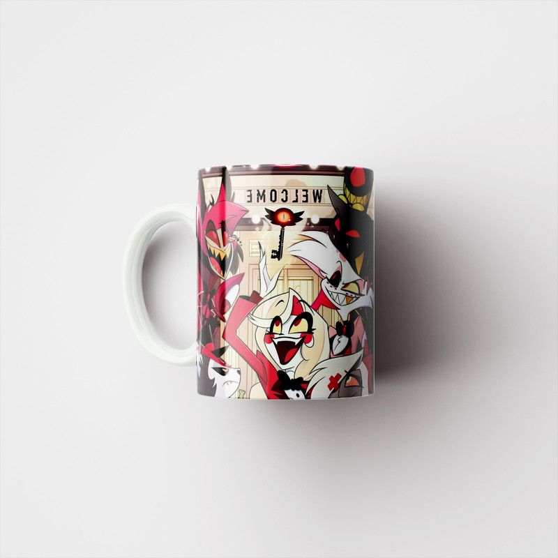 ماگ طرح انیمیشن هازبین هتل کد 363