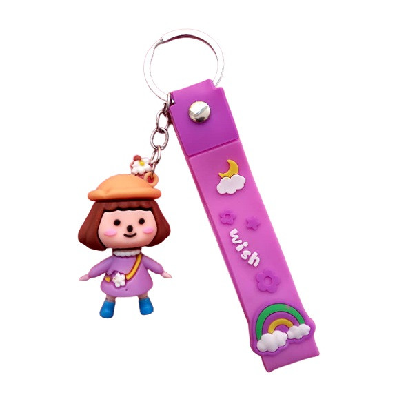 جاکلیدی دخترانه مدل رنگین کمان کد 001 جاکلیدی دخترانه مدل رنگین کمان کد 001