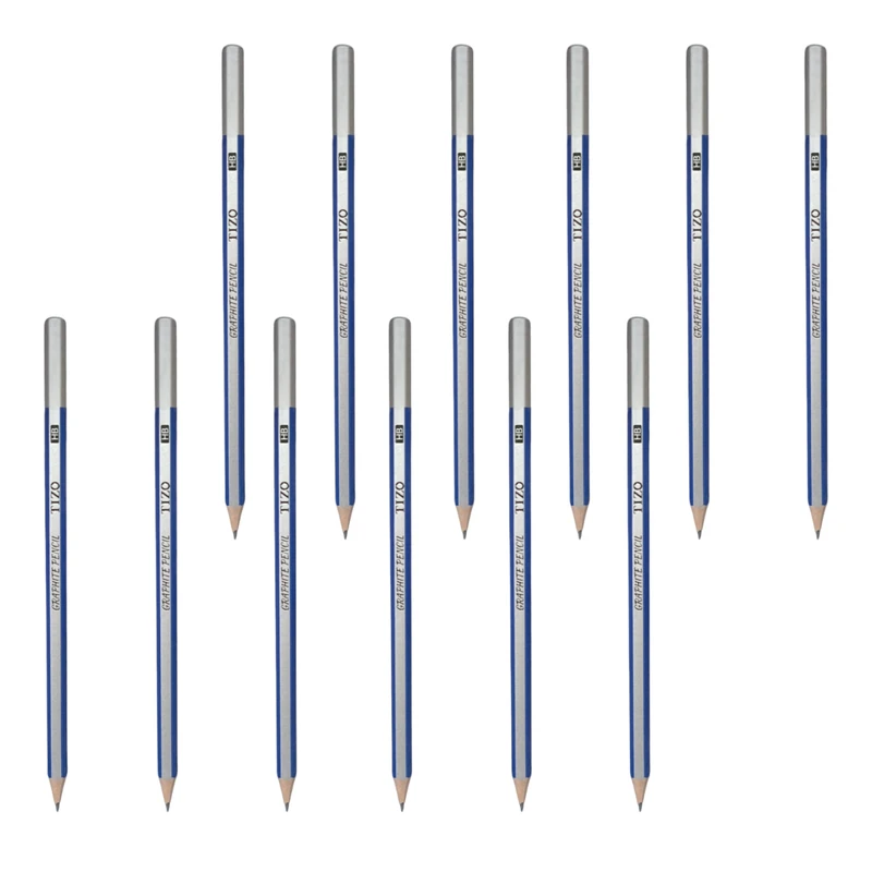 مداد مشکی تیزو مدل Graphite pencil بسته 12 عددی