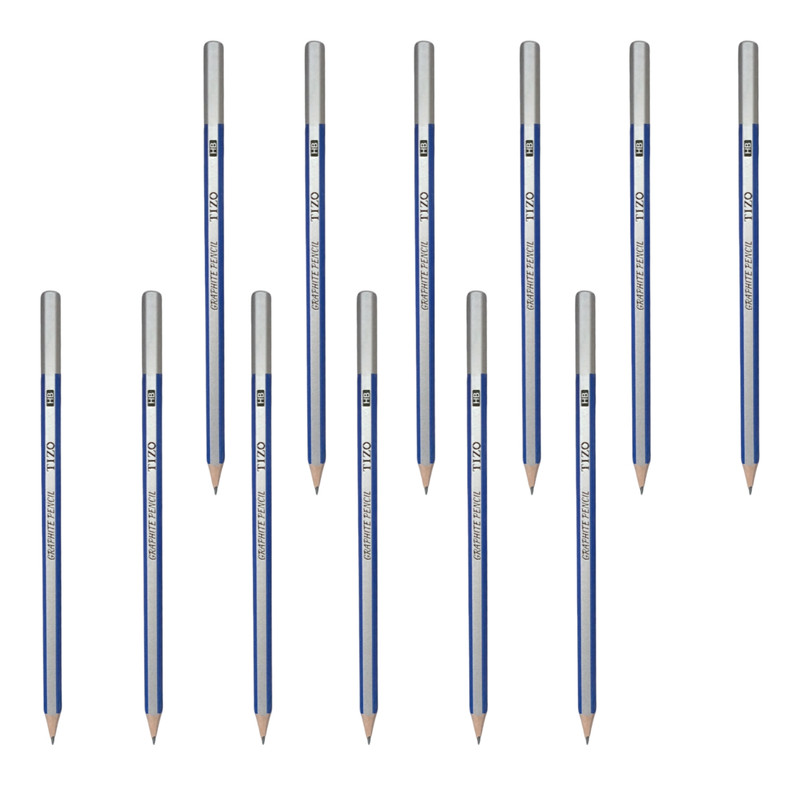 مداد مشکی تیزو مدل Graphite pencil بسته 12 عددی