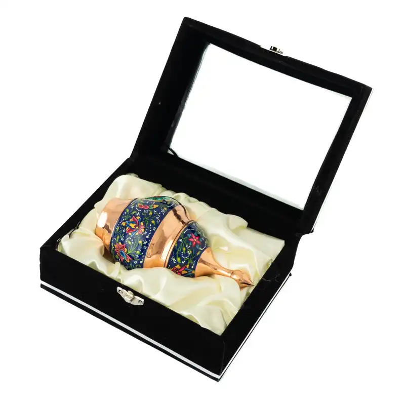 قندان مسی طرح سیبی مس و پرداز مدل JPS10