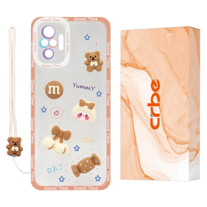 کاور کربی مدل Biscuit2 مناسب برای گوشی موبایل شیائومی Redmi Note 10 Pro 4G / Note 10 Pro Max به همراه بند آویز