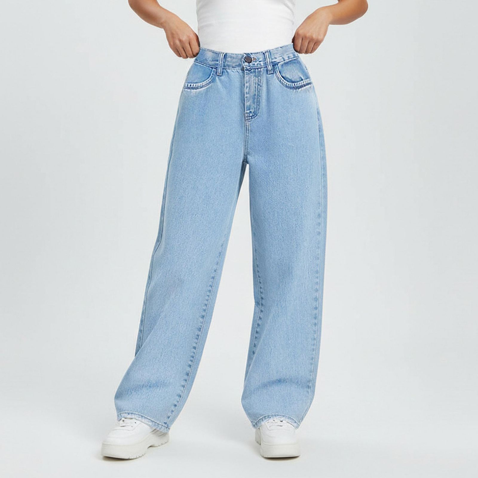 شلوار جین بگ زنانه دیان مدل بگ -  - 1