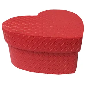 جعبه هدیه طرح حصیری مدل قلب کد M3