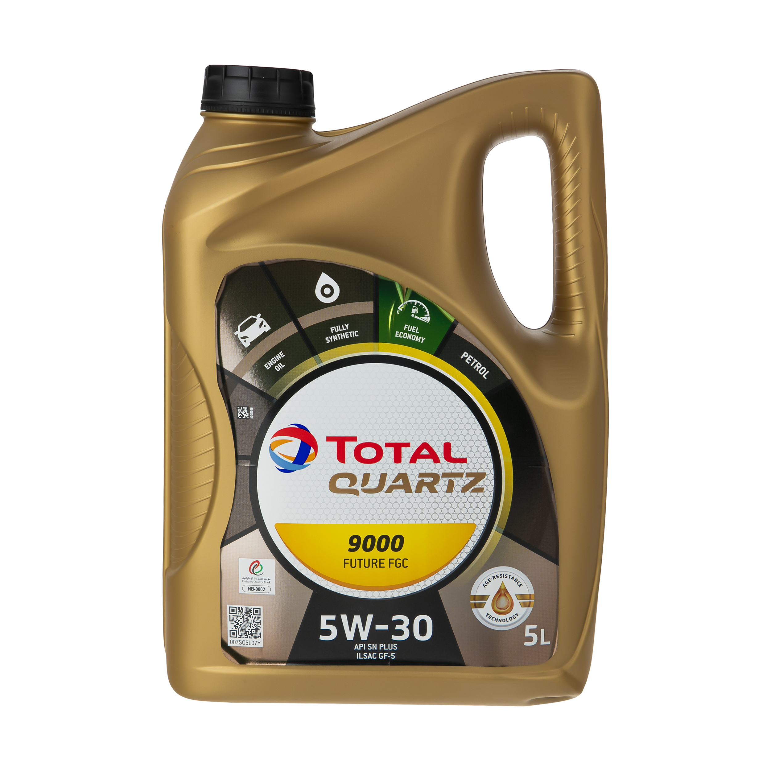 روغن موتور توتال مدل 5W-30 FGC حجم 5 لیتر