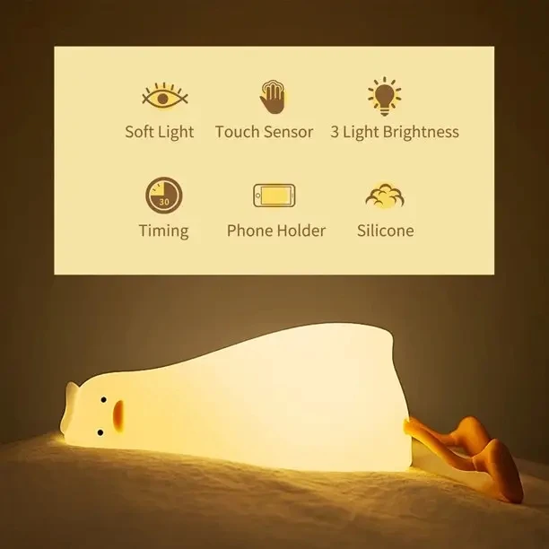 عکس شماره 27 : چراغ خواب طرح اردک مدل خسته