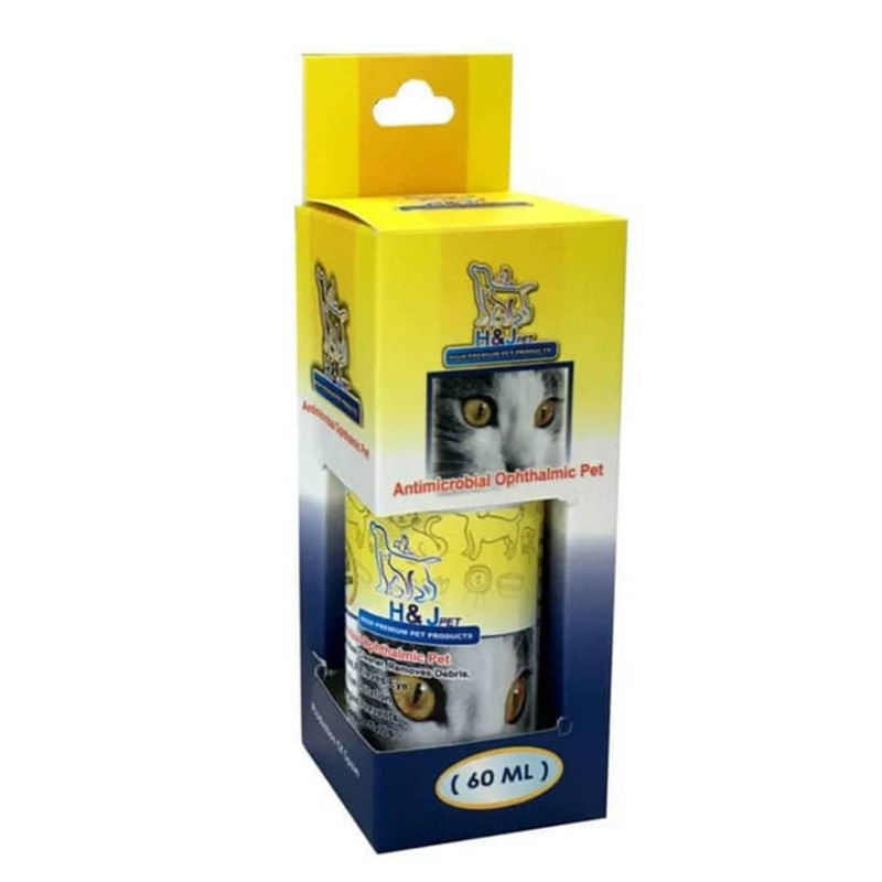 قطره چشم گربه اچ جی مدل ۱۲۳ حجم ۶۰ میلی لیتر