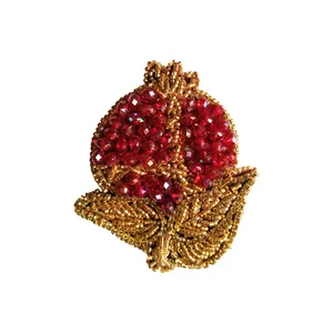 گل سینه زنانه  مدل انار دونه کد 1