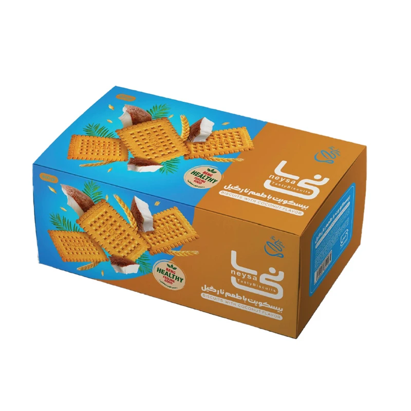 بیسکویت پنجره ای با طعم نارگیل نی سا - 800 گرم