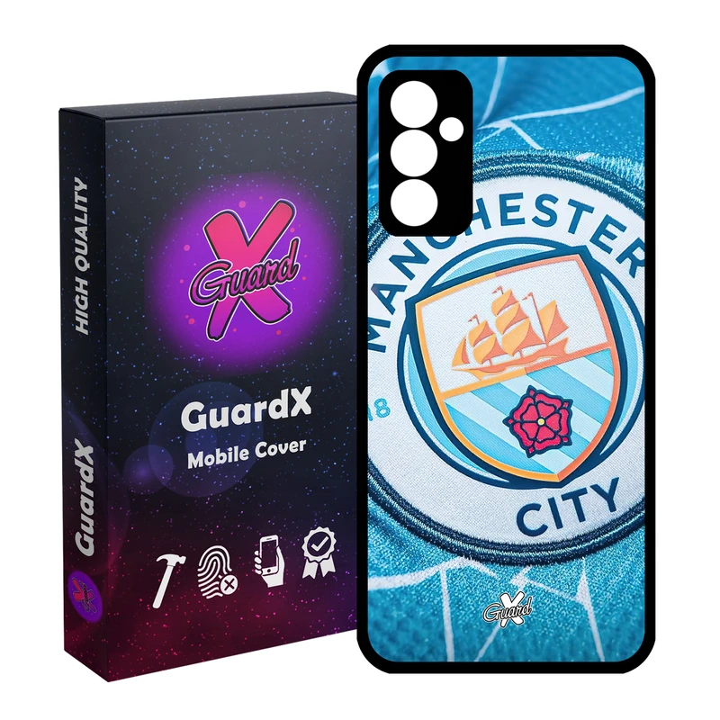 کاور گارد ایکس طرح منچستر سیتی مدل Glass10450 مناسب برای گوشی موبایل سامسونگ Galaxy A15 4G / A15 5G