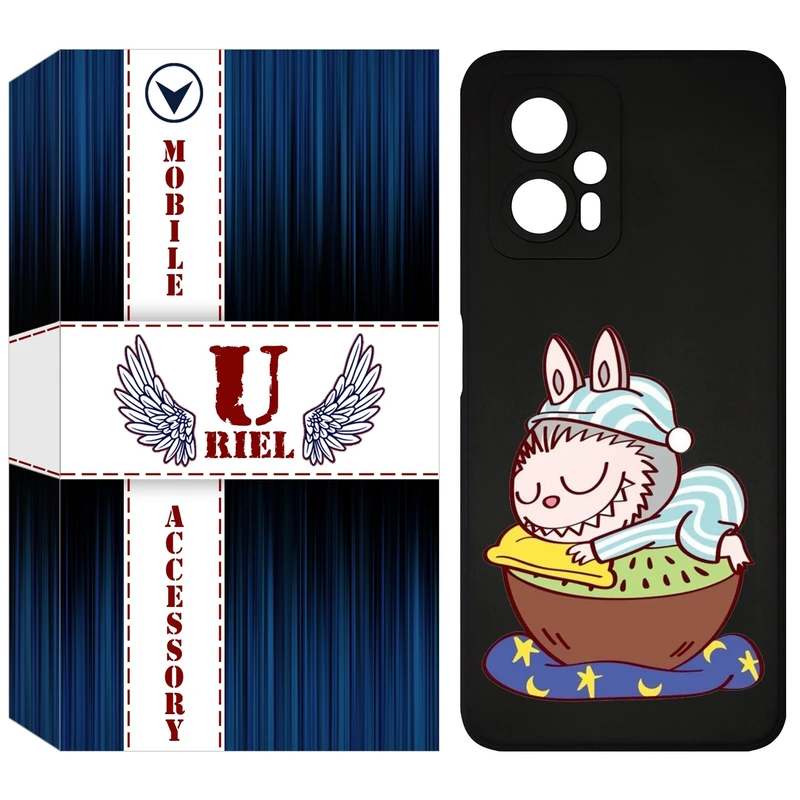 کاور یوریل مدل KSH کد 127 طرح عروسک لبوبو مناسب برای گوشی موبایل شیائومی Poco X4 GT