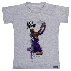 تی شرت آستین کوتاه دخترانه 27 مدل Kobe Bryant کد MH812