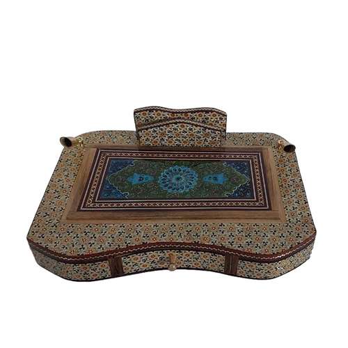 قلمدان خاتم کاری مدل کشو دار کد 145