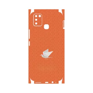 MAHOOT Minimalist origami bird-FullSkin Cover Sticker for Infinix Smart 6 X657B