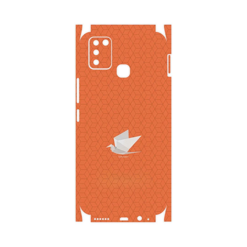 برچسب پوششی ماهوت مدل Minimalist origami bird-FullSkin مناسب برای گوشی موبایل اینفینیکس Smart 6 X657B