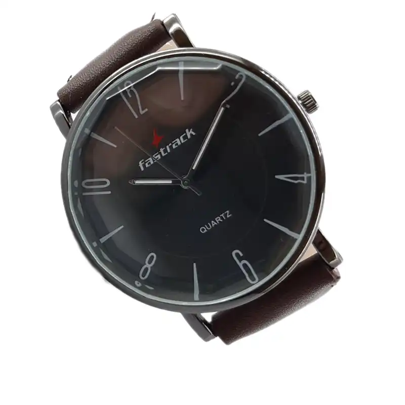 ساعت مچی عقربه ای مدل بند چرمی کد 0013