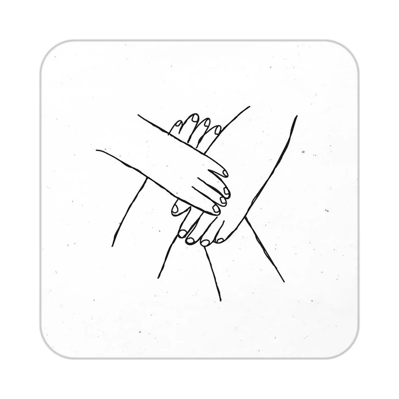 زیر لیوانی کاکتی طرح عاشقانه مدل mp39443