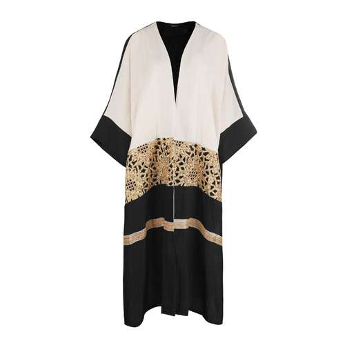 مانتو زنانه کیکی رایکی مدل تابستانی کد 166128 رنگ مشکی